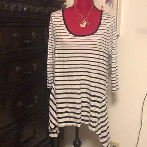 cool stripes w/leggings, jeans, slacks.